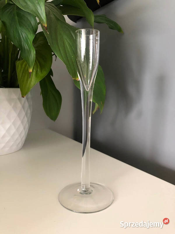 Szklany świecznik 20 Ceramika i szkło Kielce sprzedam