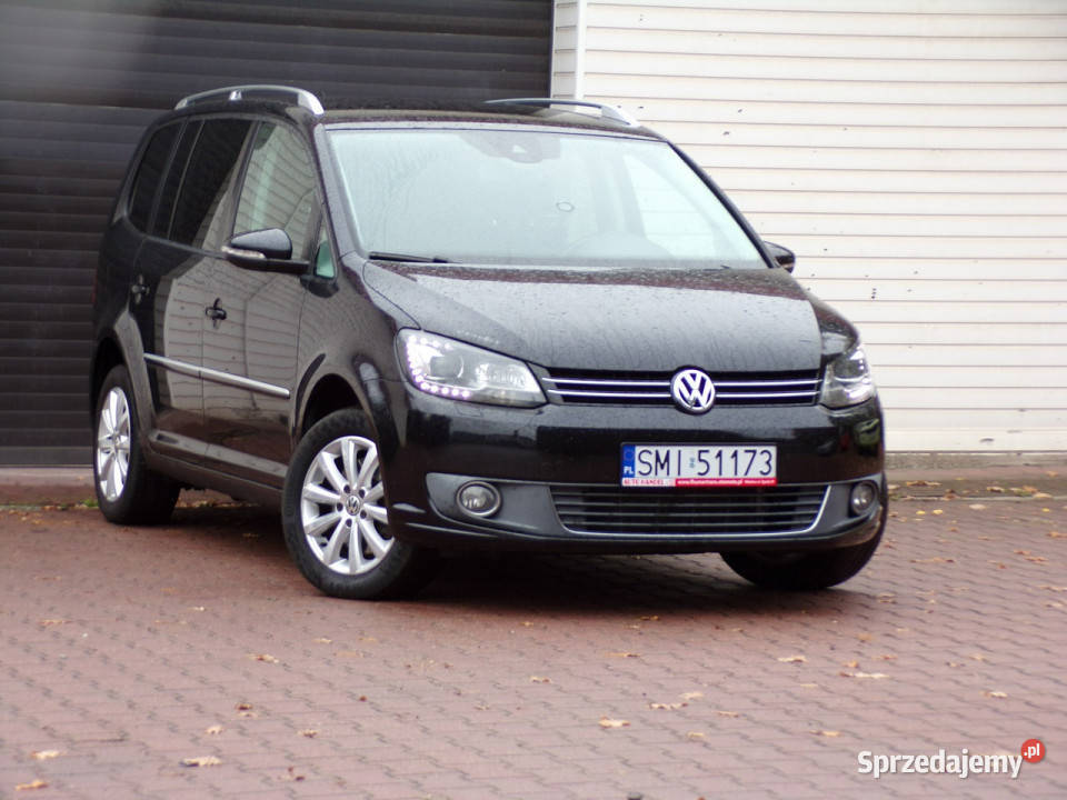 Volkswagen Touran BI Xenon Automat 7 Osobowy Led czarny Mikołów sprzedam