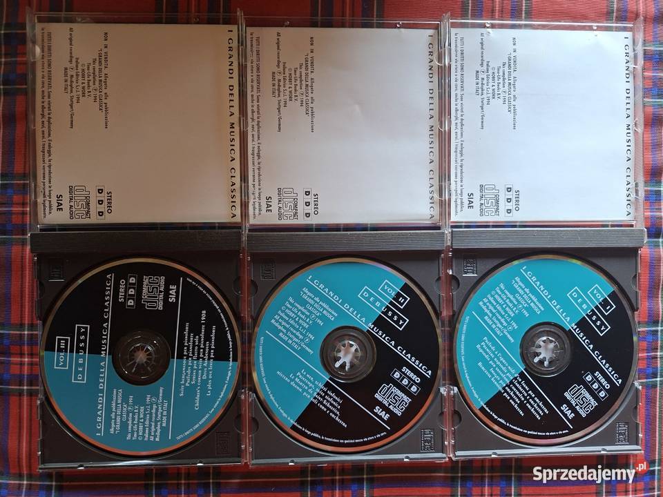 I Grandi Della Musica Classica Debussy 3CD klasyczna Płyty i kasety Kraków