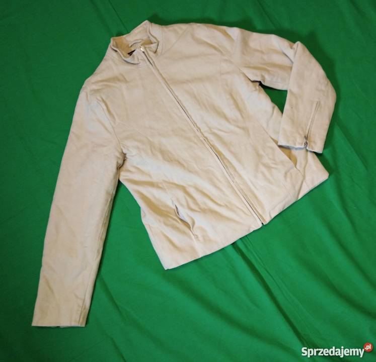 Wiosennojesienna kremowa kurtka brytyjskiej Rozmiar 42(XL) Warszawa
