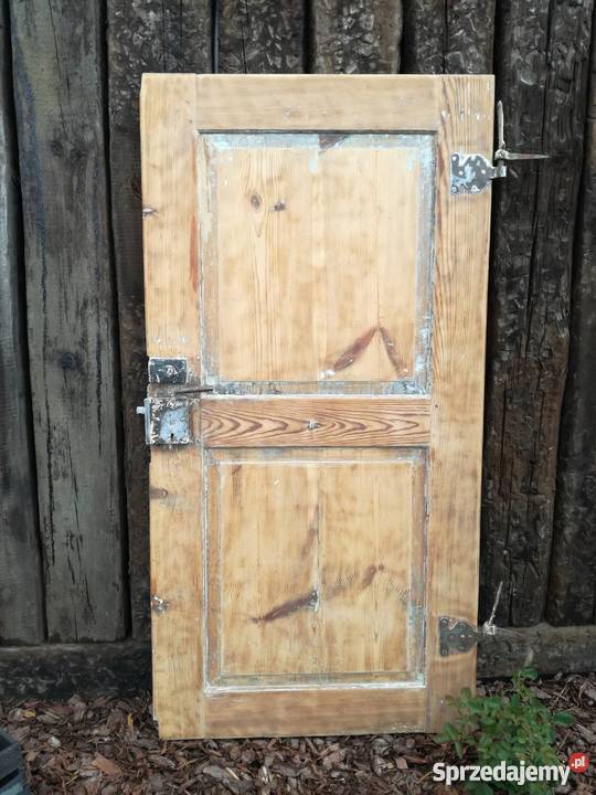Stare oczyszczone drzwi drewniane Jarocin