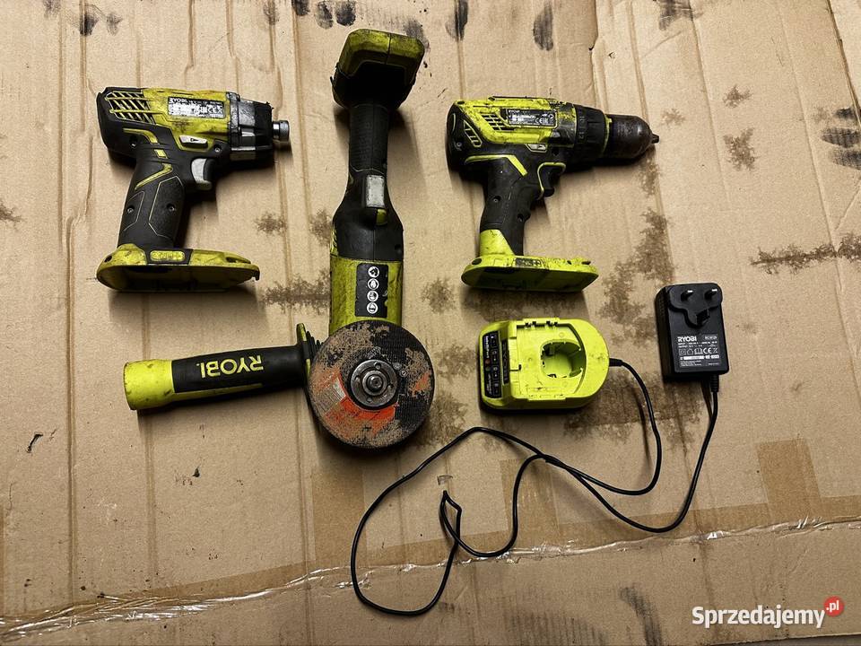 Ryobi zestaw wkrętarka szlifierka 18v Lechów sprzedam