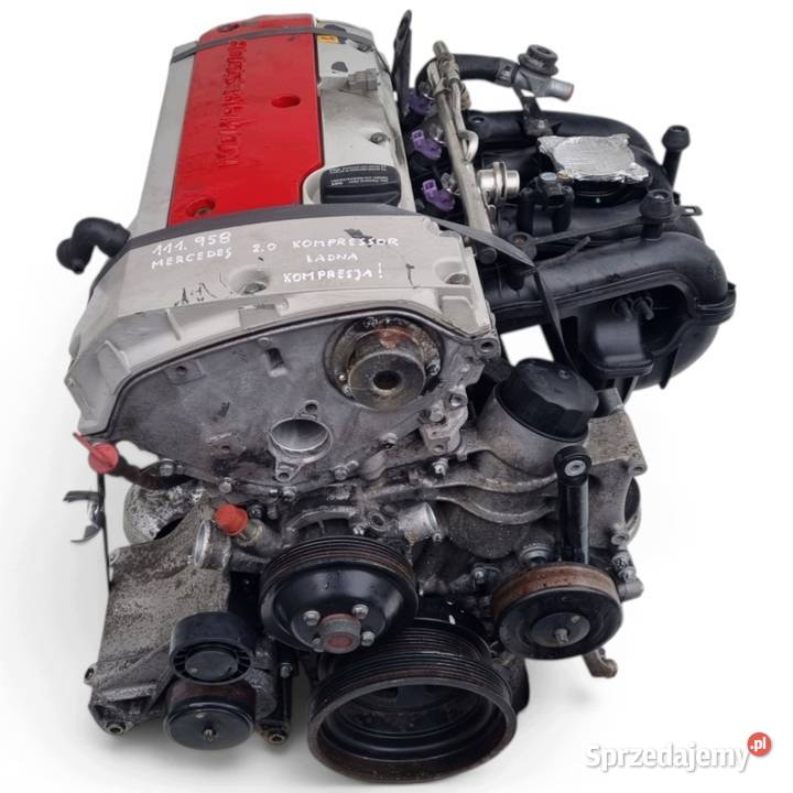 SILNIK KOMPLET Mercedes CLK W208 20 KOMPR 111958 Silniki kompletne lubelskie Chełm sprzedam