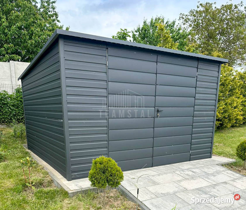 Schowek Domek ogrodowy 4x3 m brama dwuskrzydłowa kujawsko-pomorskie Inowrocław