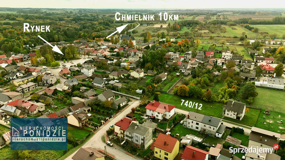 Działka budowlana 873 m2 Pierzchnica świętokrzyskie sprzedam