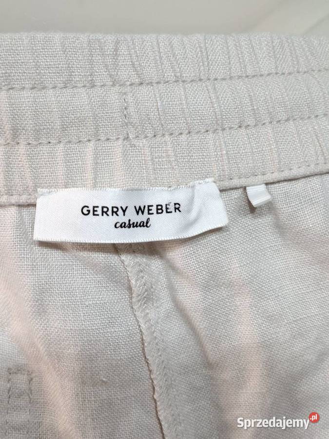 Spodnie lniane Gerry Weber len XXL Kraków