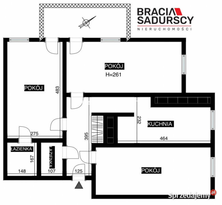 Mieszkanie Kraków FieldorfaNila 59m2 3pokojowe