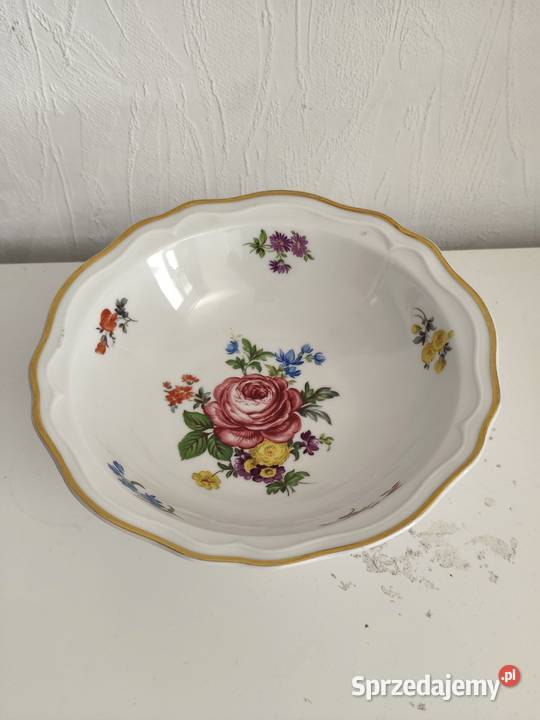 Elegancka patera na nodze retro Porcelana w Poddębice