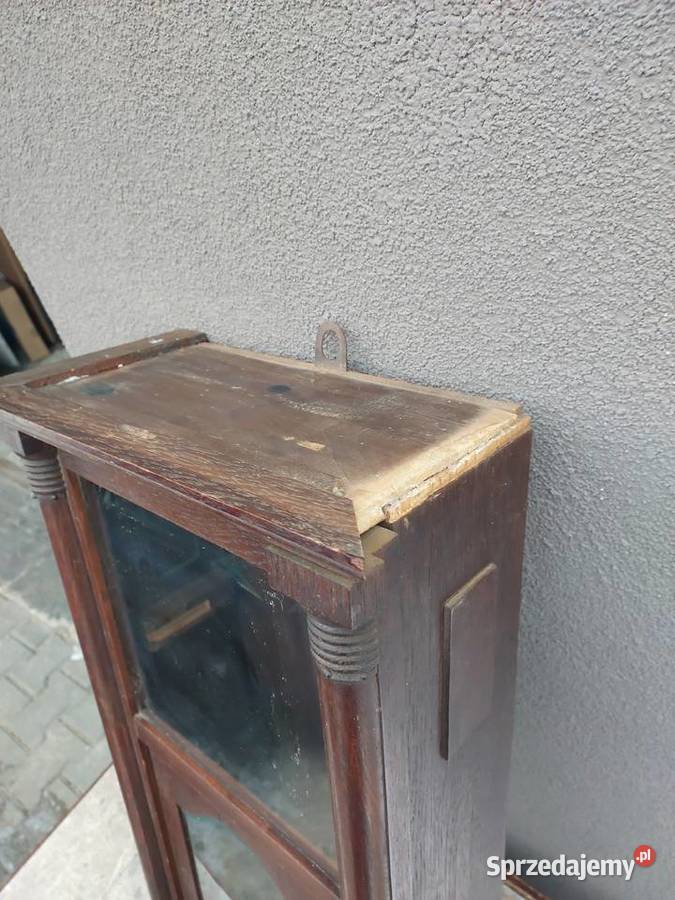 S120 Skrzynia obudowa starego zegara witrynka Tczew sprzedam