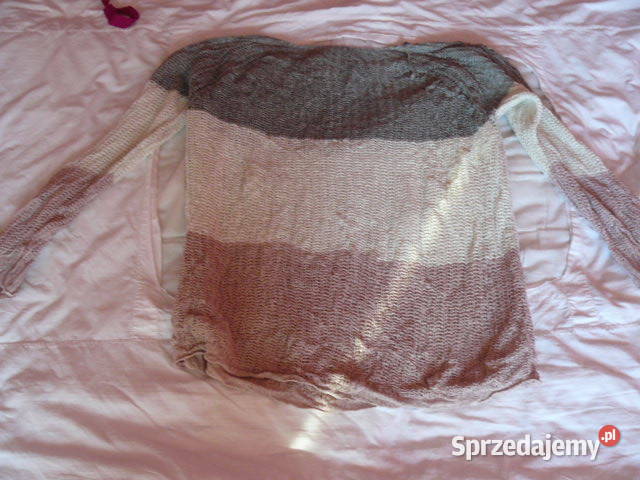 Sweter bialorozowopopielaty Rzeszów
