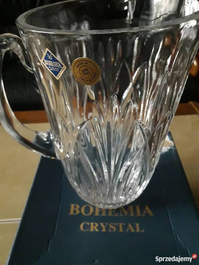 Kryształ dzban Bohemia oryginał