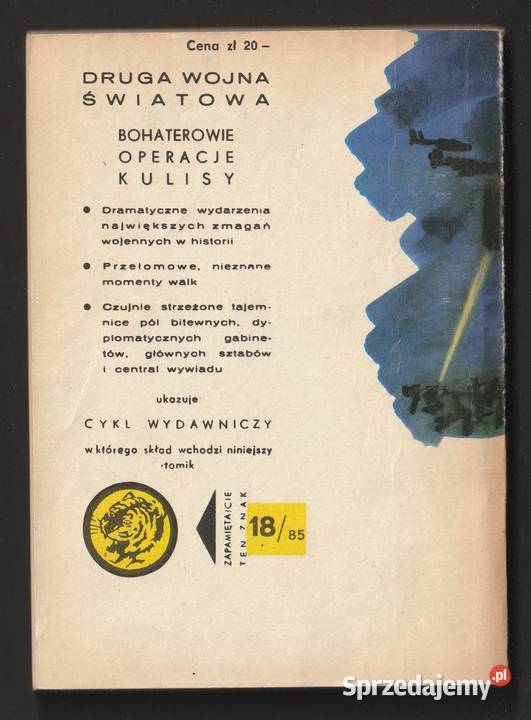 ŻÓŁTY TYGRYS W MROKU KONTYNENTEM 1985 Pozostałe Łódź