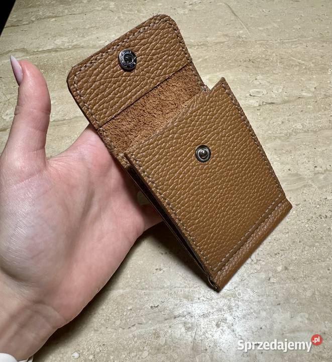 Portfel ręcznie szyty ze skóry naturalnej z Maciejowice