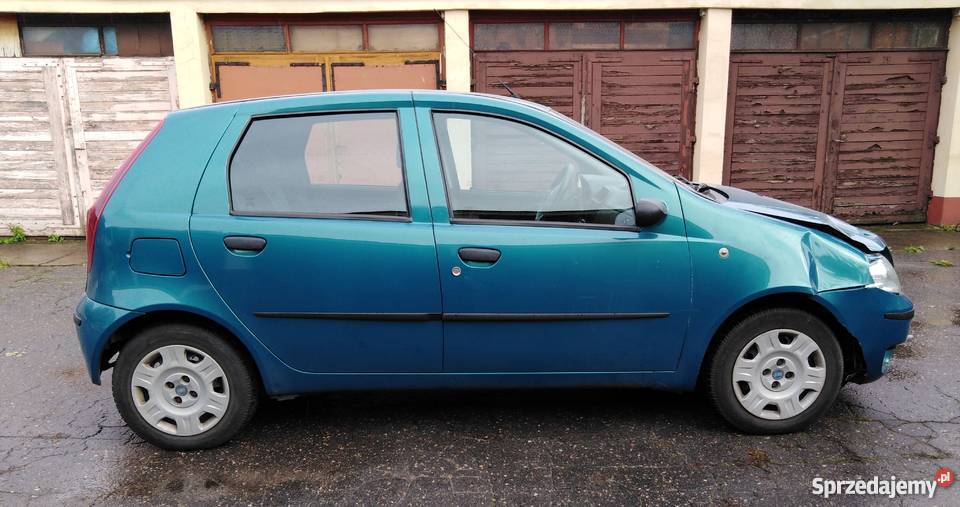 USZKODZONY Fiat Punto II FL typ 188 12 8V 60 centralny zamek Poznań