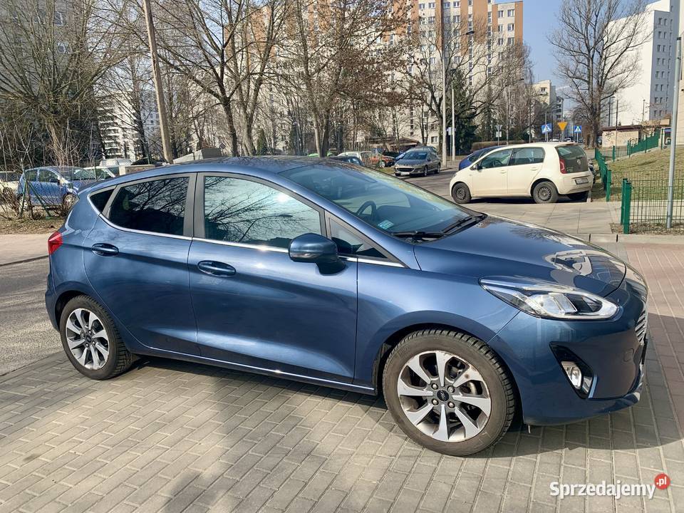 Ford Fiesta mk8 10 EcoBoost 100 Titanium 2019 r pierwszy właściciel mazowieckie