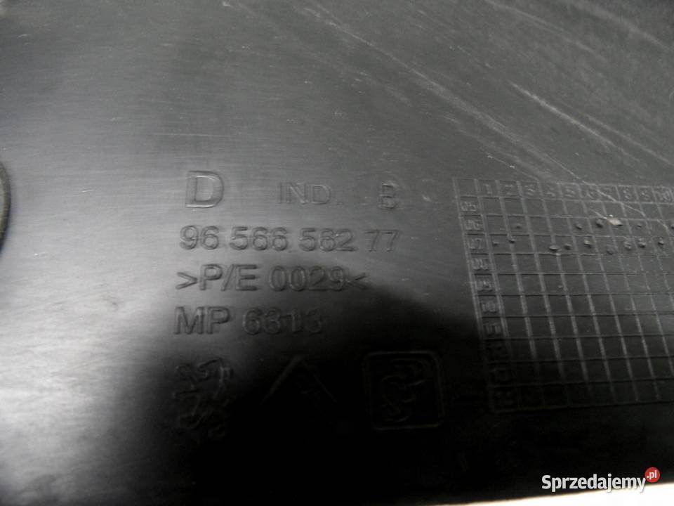 PEUGEOT 207 CC I 07r osłona bagażnika prawa osobowe