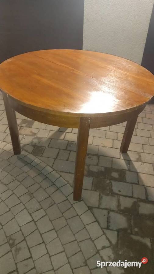 Stół drewniany PRL 110 Śrem sprzedam