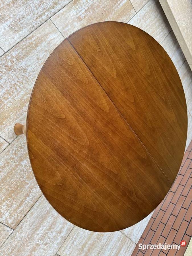 Stół okrągły rozkładany stylowy Ludwikowski Sulbiny sprzedam