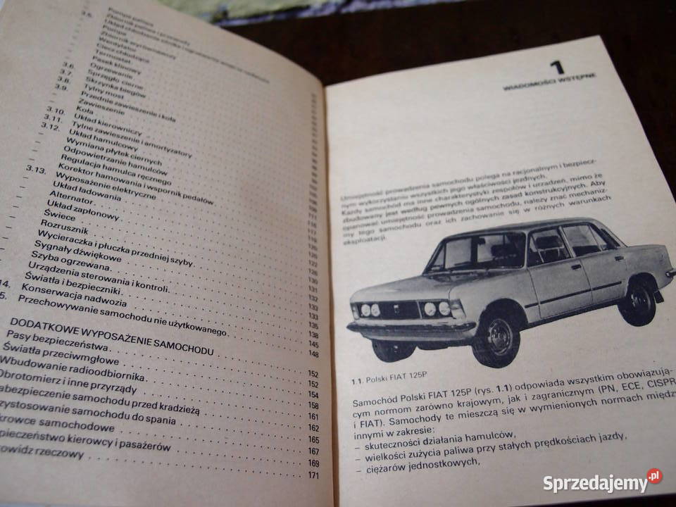 Książka Jeżdżę samochodem Fiat 125p wyd 1979r Rok wydania 1979 łódzkie Łódź