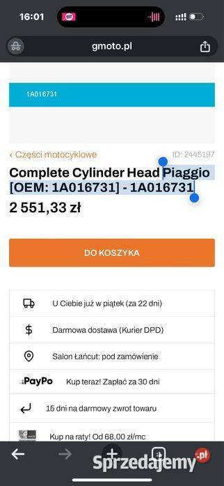 Piaggio 1A0167311 Medley 125 4T IE ABS 2020