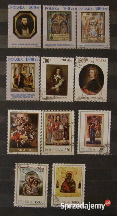 Zestaw znaczków Polska60 lata 199091 luzaki Kolekcje Łódź