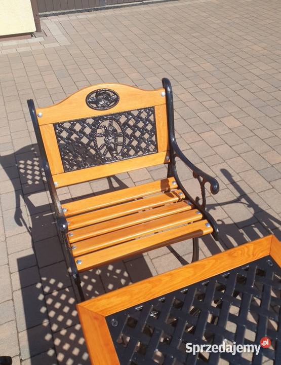 Meble ogrodowe żeliwne inny kolor Zgierz sprzedam