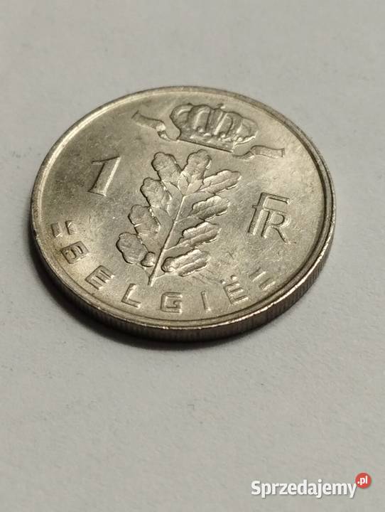 Sprzedam monetę Belgia 1 frank 1979r w idealnym kujawsko-pomorskie Bydgoszcz