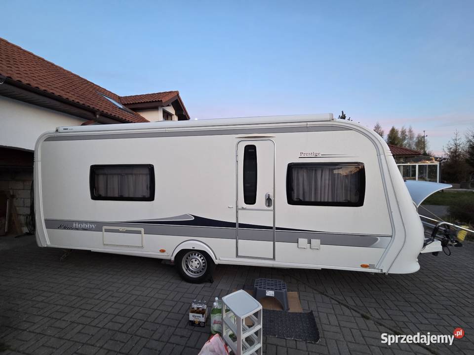 Przyczepa hobby prestige WLU 560zadbana 2012r manualna Słupsk sprzedam