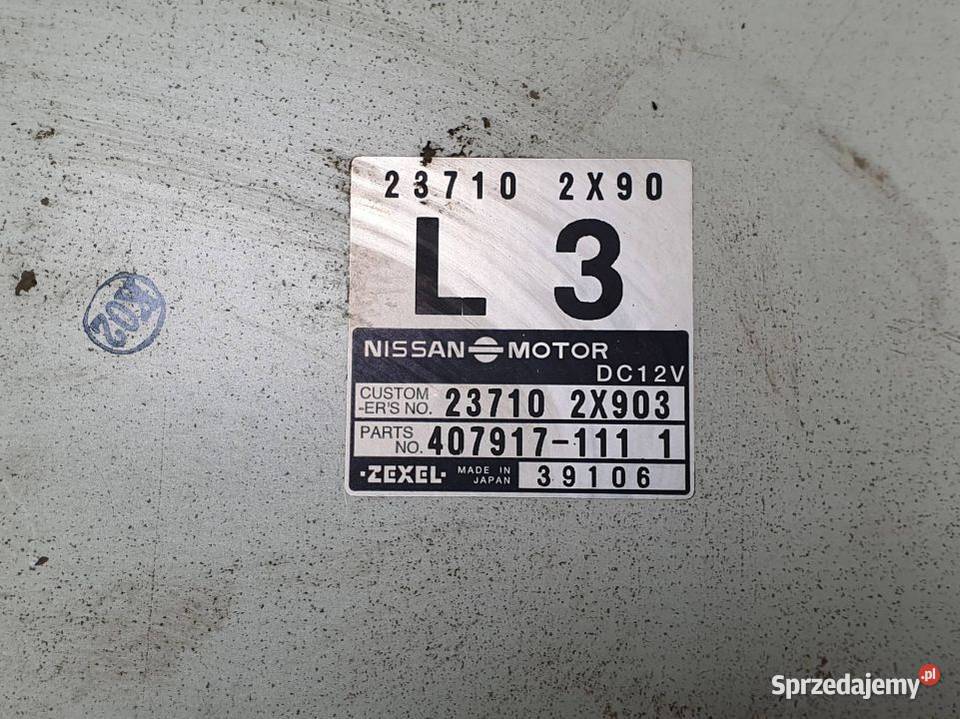 KOMPUTER SILNIKA ECU NISSAN TERRANO 237102X903 osobowe Pozostałe Lipno