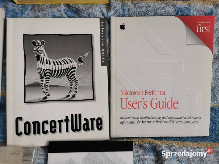 Apple Macintosh książki instrukcje 13 sztuk Lębork