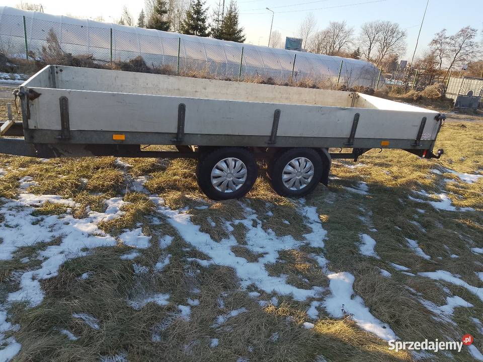 Przyczepa przyczepka ciężarowa dwuosiowa wielkopolskie Turek sprzedam