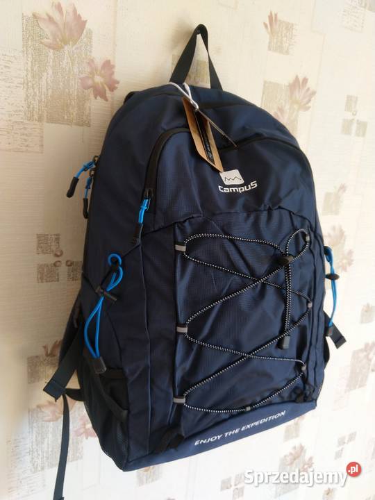 NOWY Plecak turystyczny sportowy 35L granatowy z