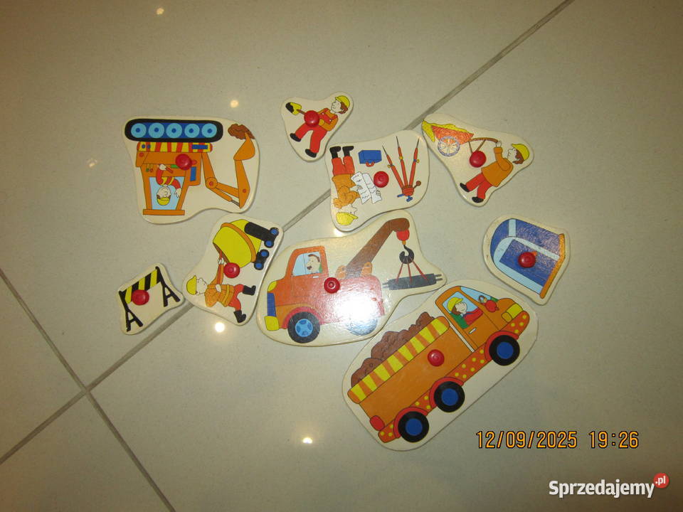 Drewniane puzleukładanka dzieci Warszawa