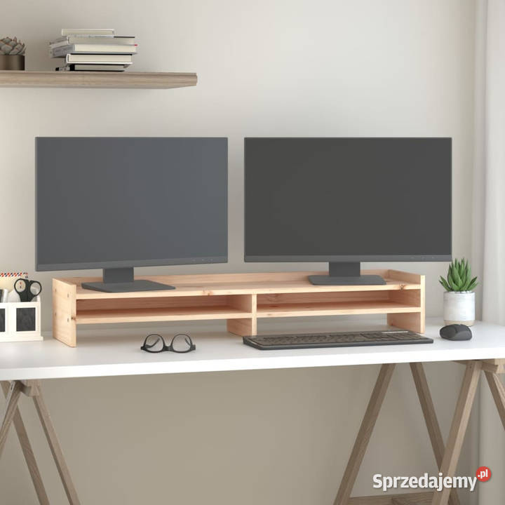 Podstawka na monitor 100x24x16 lite drewno mazowieckie Warszawa sprzedam