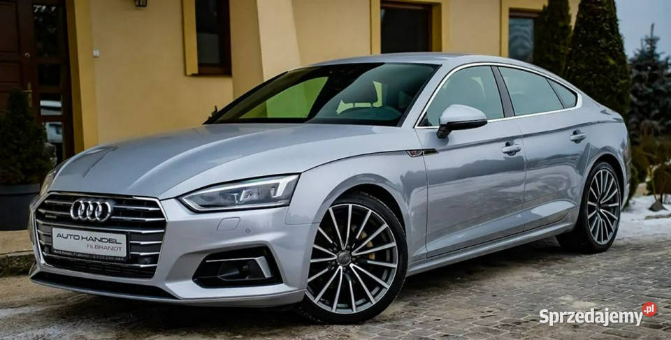 Audi A5 Sportback Gwarancja w 30 TDI Quattro 218 szary kujawsko-pomorskie Lipno