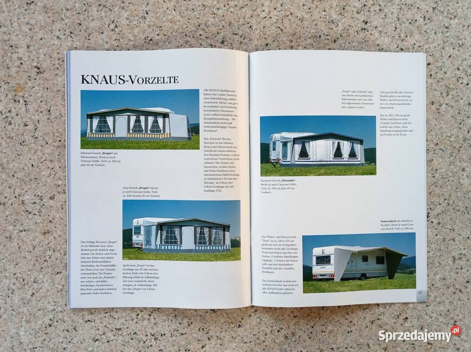 KNAUS Caravans 9495 Przyczepy kempingowe katalog Bytom