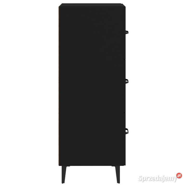 Szafka czarna 345x34x90 materiał drewnopochodny Warszawa