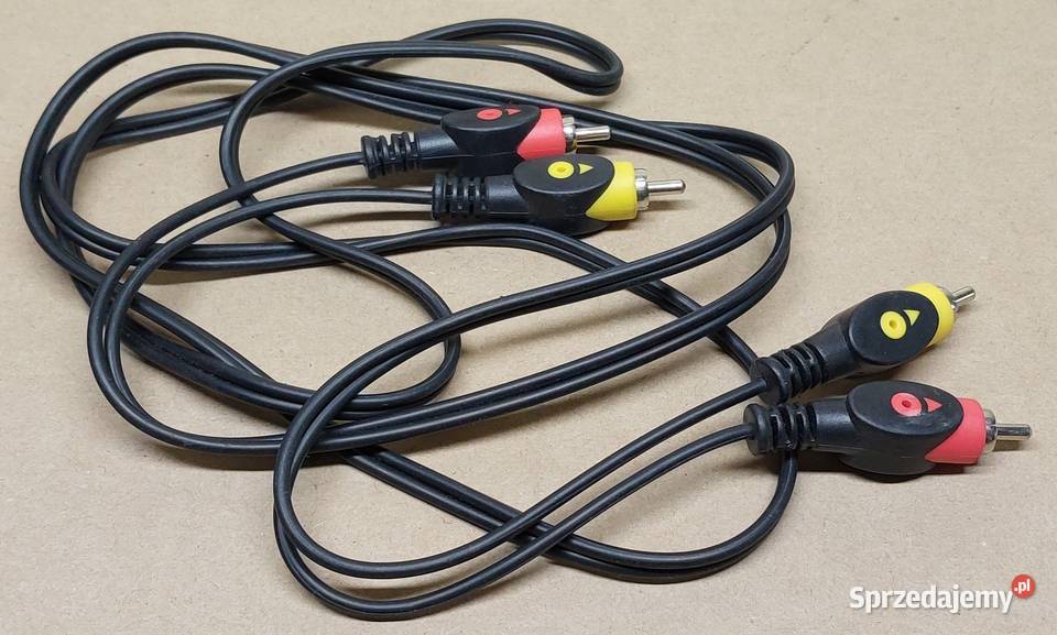 PRZEDŁUŻACZ KABEL 2X RCA NA 2X RCA CINCH MĘSKI osobowe dolnośląskie Mielęcin