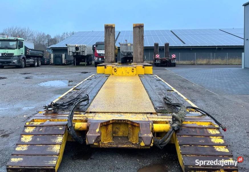 Naczepa do przewozu maszyn Tiefbett 3osie mazowieckie Warszawa