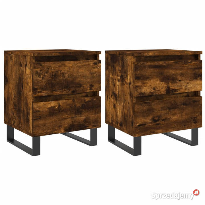 Szafki nocne 2 przydymiony dąb 40x35x50 WM826903 Warszawa sprzedam