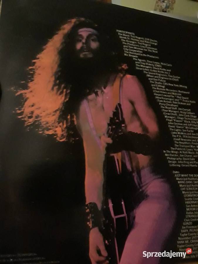 TED NUGENT Double LIVE 19762 LP Orginał EPIC 2 płyty Rzeszów