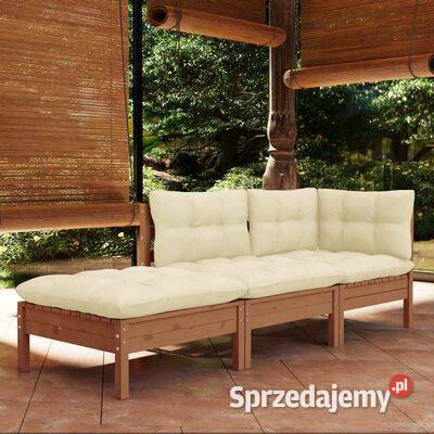 vidaXL 3cz zestaw wypoczynkowy do ogrodu z