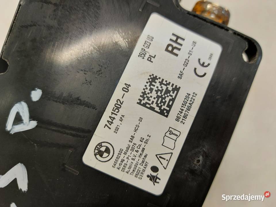 BMW G23 G22 M440i Cabrio Poduszka powietrzna