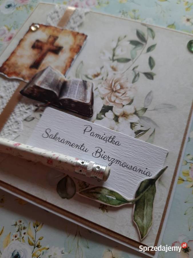 Kartka na Bierzmowanie personalizowana Pogonów