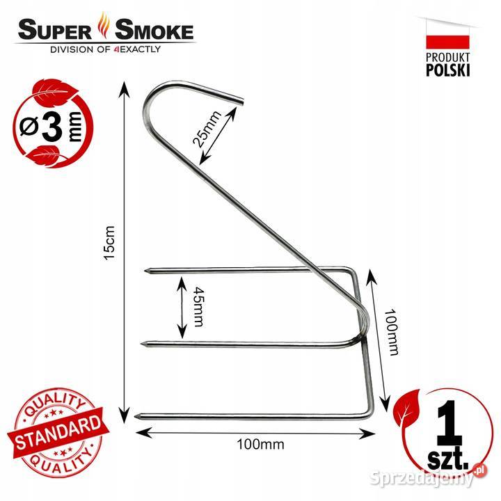 Hak Wędzarniczy Super Smoke do kurczaka 3mm podlaskie Białystok sprzedam