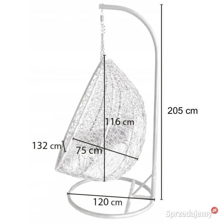 Kosz wiszący ogrodowy BAHAMA brązowy Skawina