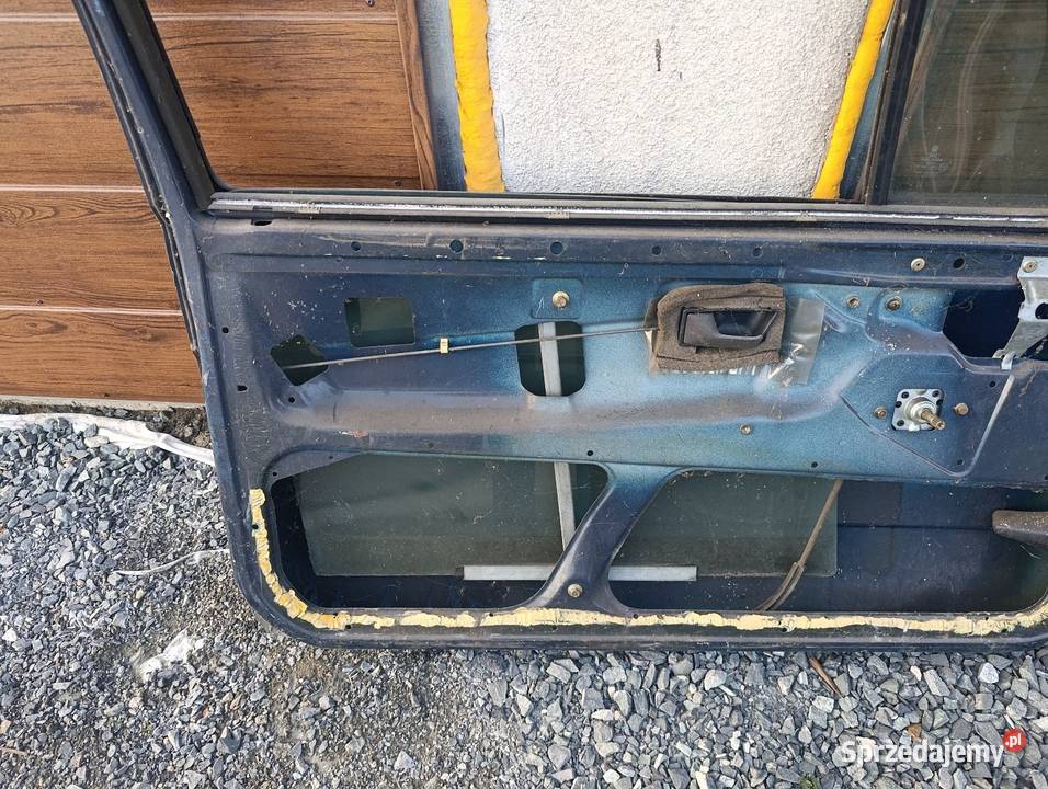 Drzwi lewy przód VW Golf 2 zielona żagiel