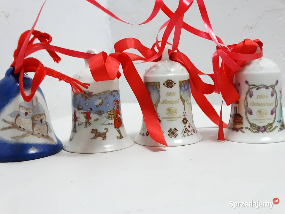 Dzwonki Porcelanowe Choinkowe Hutschenreuther Boże Narodzenie Biłgoraj
