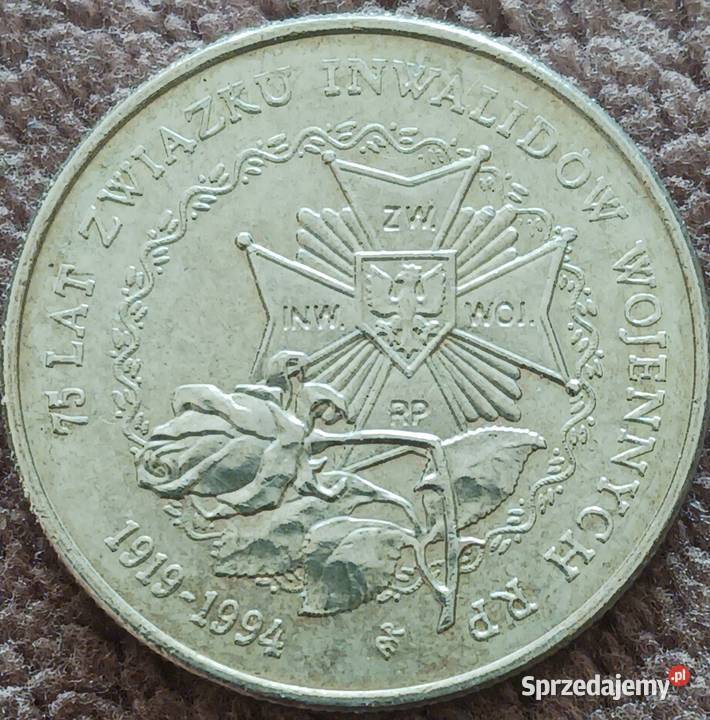 20000 75 lat Związku Inwalidów Wojennych RP 1994 wielkopolskie Konin