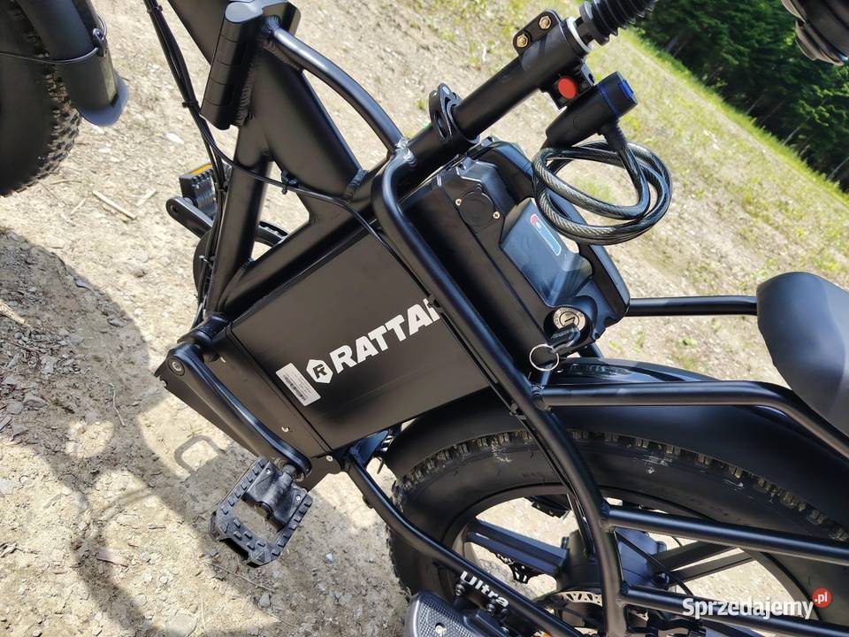 Rower Elektryczny Rattan 40 5 ah Zasięg 200 NOWY